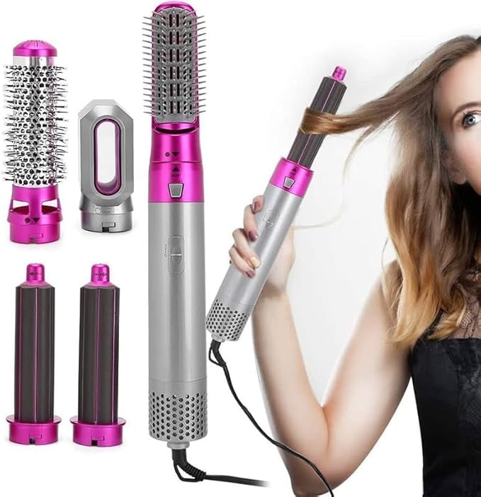 5 in 1 Hair Dryer Brush Hot Air Brush Styler Multifunctional Hair Comb Style Dryer Brush